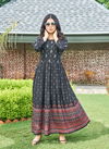Hirwa Sunshine 1 Rayon Printed Ethnic Wear Long Anarkali Kurti Latest Collection